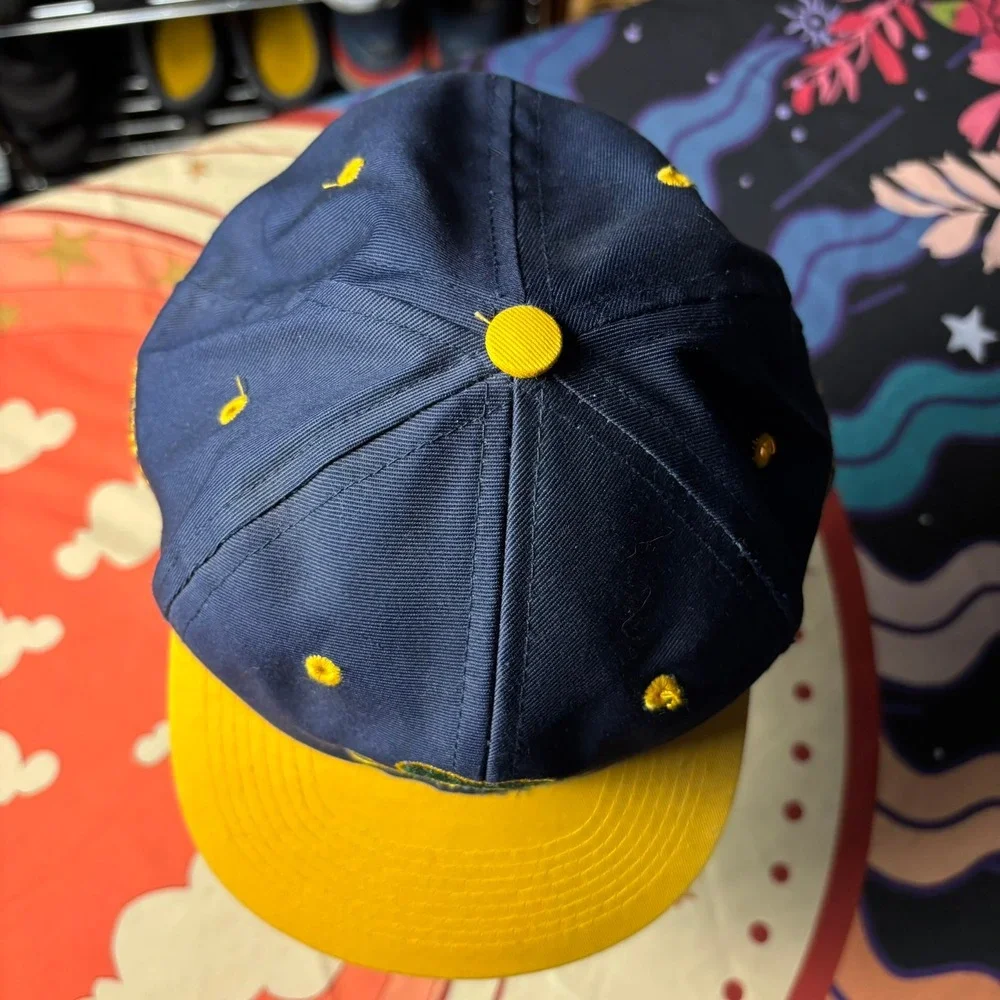 Vintage Notre Dame Fighting Irish Snapback Hat Competitor Navy Cap 90s College